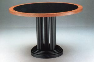 Madrona-Burr-And-Black-Lacquer-Table